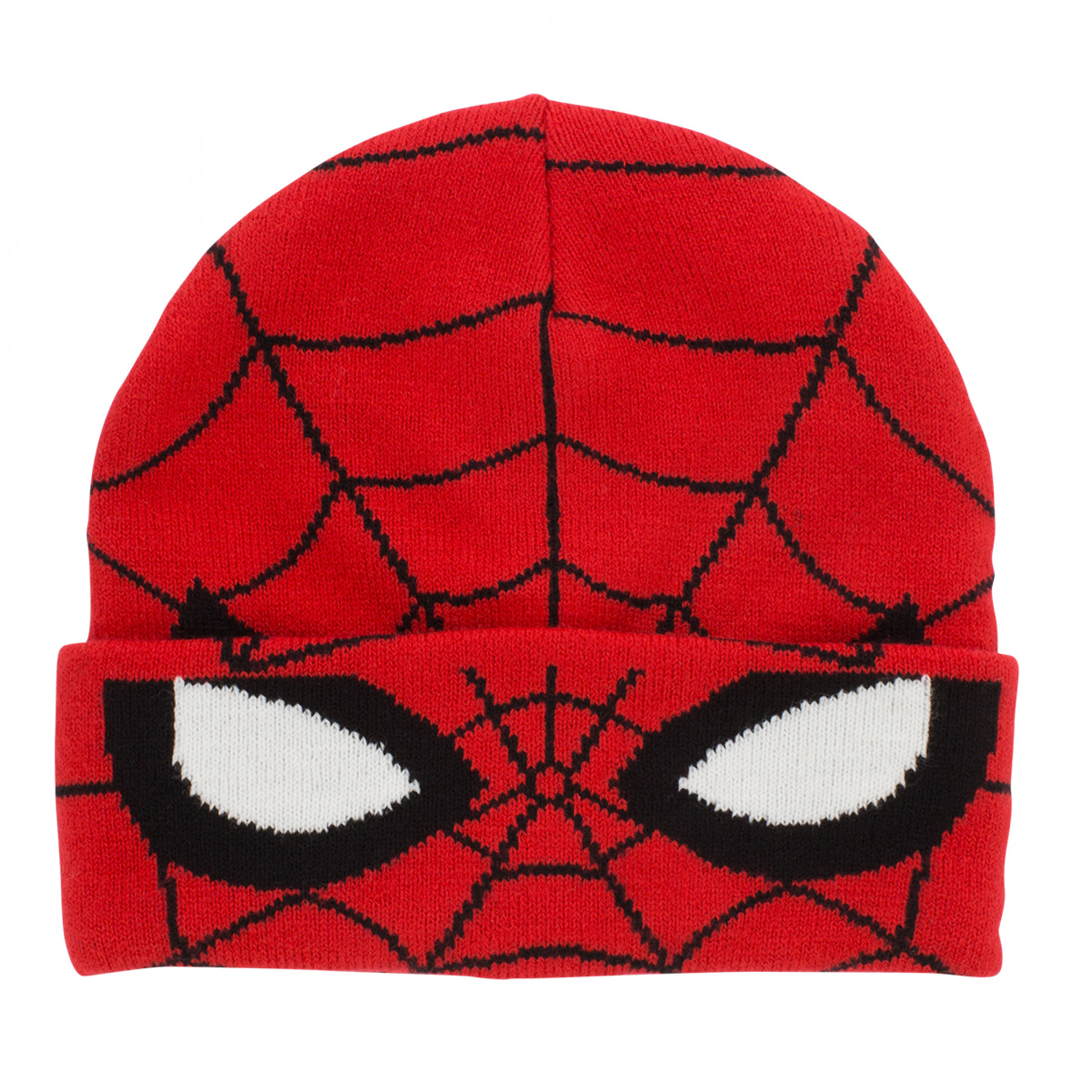 Spider-Man Mask Cuff Knit Beanie